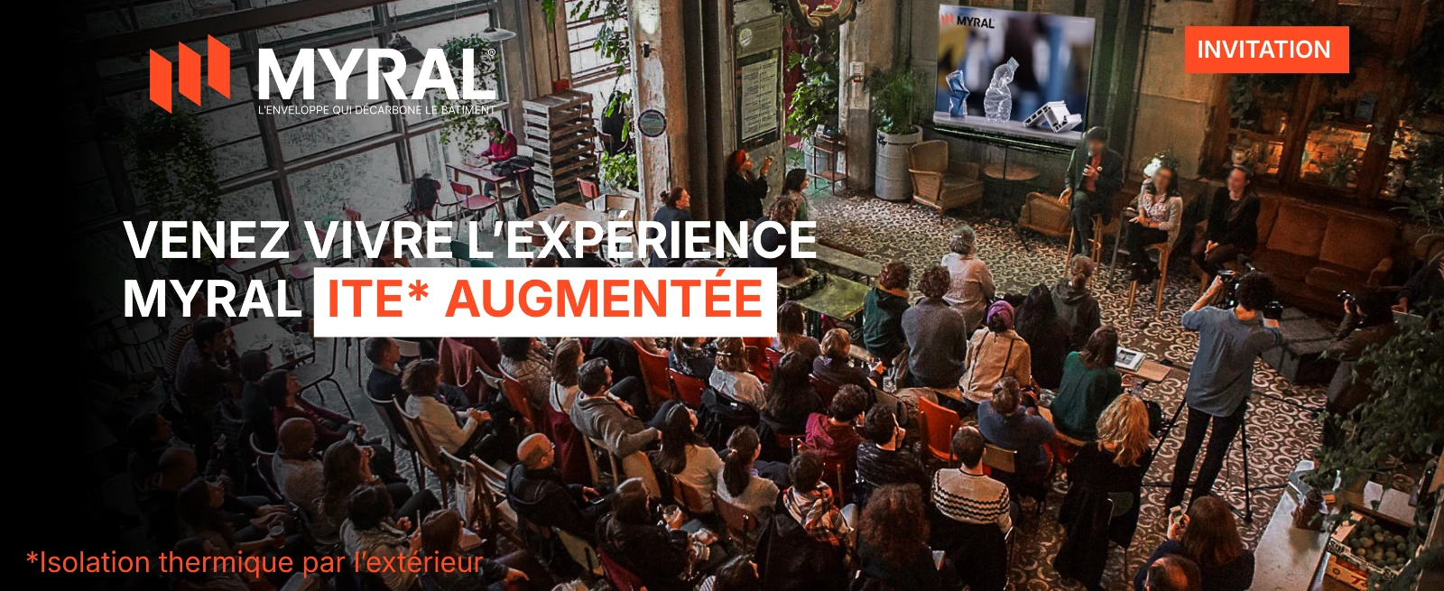 INVITATION : le 24 juin à Paris, l'équipe Myral dévoile l'ambition ITE Augmentée