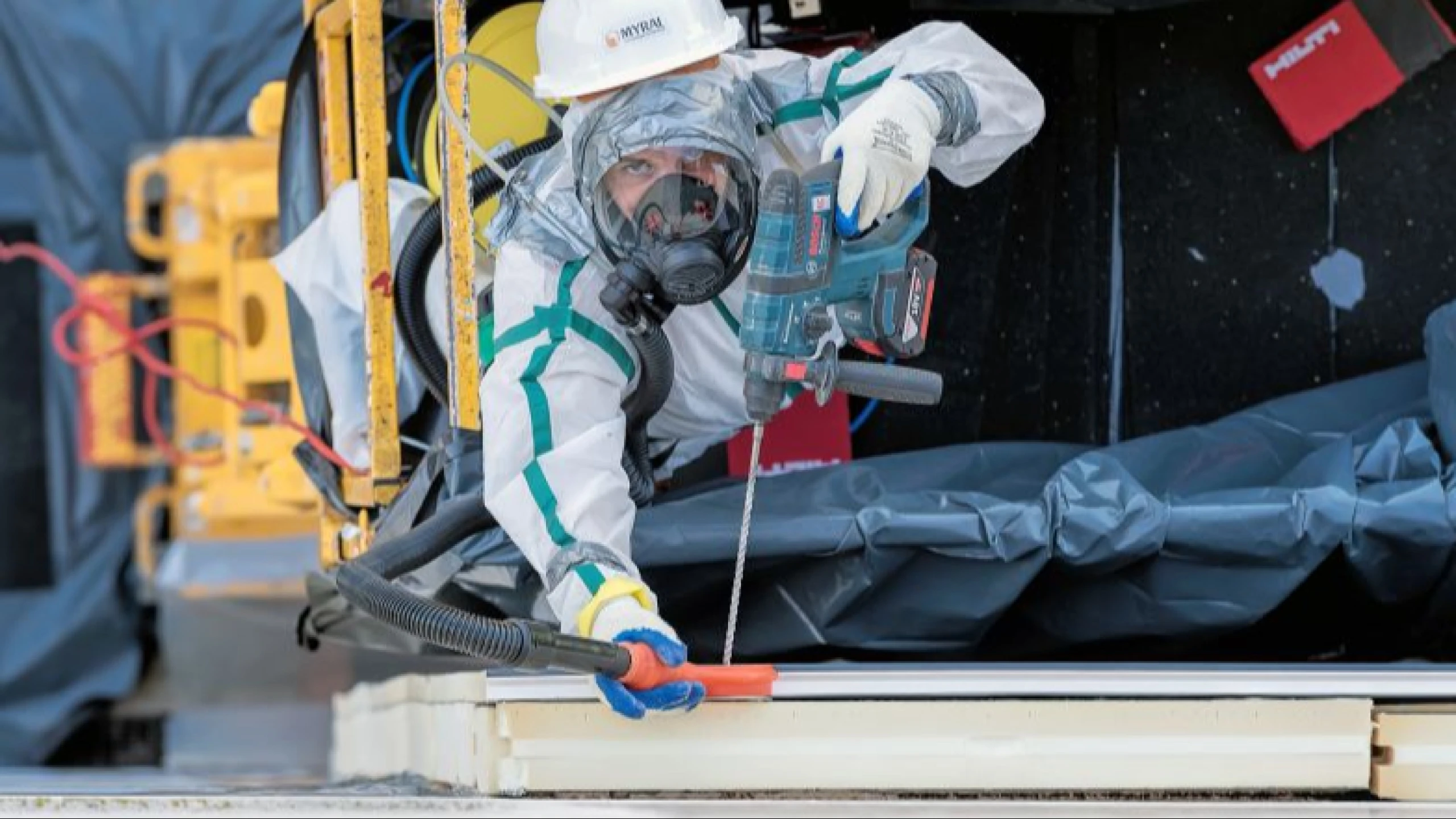 Traitement thermique des façades amiantées