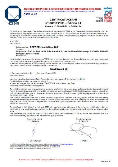 Recticel PIR