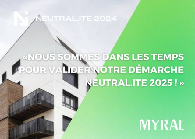 Julien Bagnard « Nous sommes dans les temps pour valider notre démarche Neutral.ITE 2025 ! »